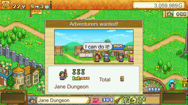 Игра Dungeon Village, скриншот