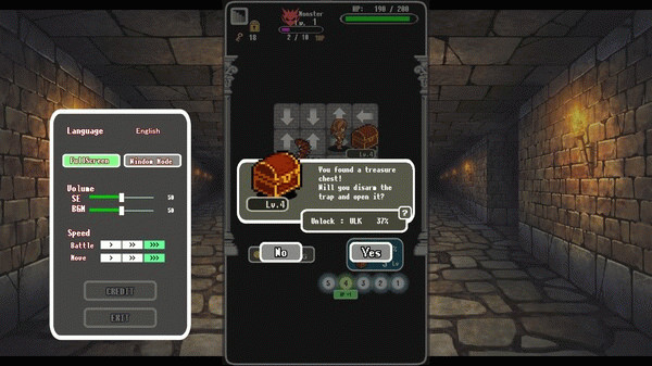 Игра DungeonRoute, скриншот