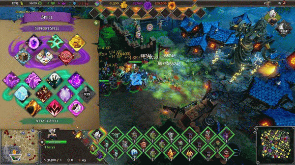 Игра Dungeons 3 - Clash of Gods, скриншот