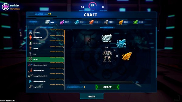 Игра Dungeons and Robots, скриншот