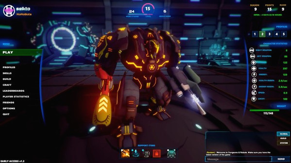 Игра Dungeons and Robots, скриншот