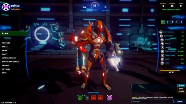Игра Dungeons and Robots, скриншот