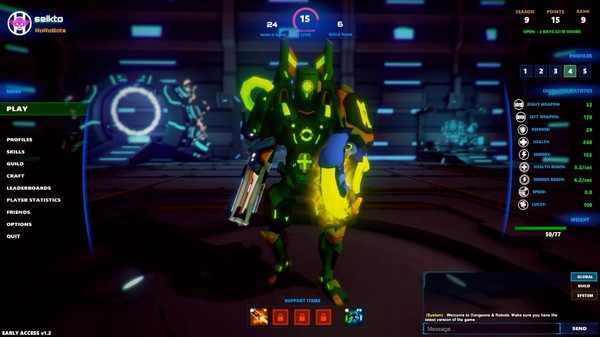 Игра Dungeons and Robots, скриншот