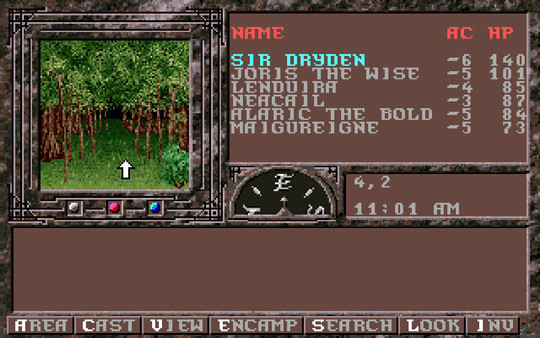 Игра Dungeons & Dragons: Krynn Series, скриншот