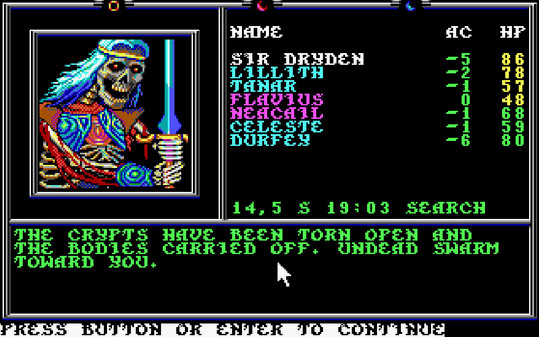 Игра Dungeons & Dragons: Krynn Series, скриншот