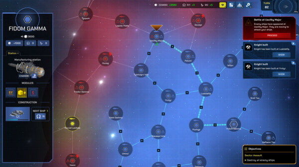Игра Dust Fleet, скриншот
