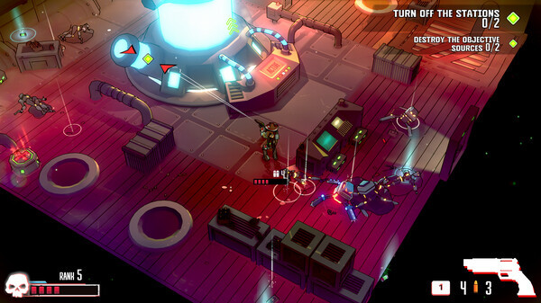 Игра Dust & Neon, скриншот