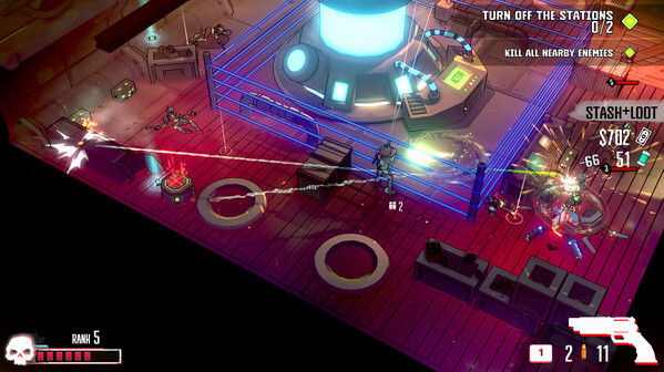 Игра Dust & Neon, скриншот