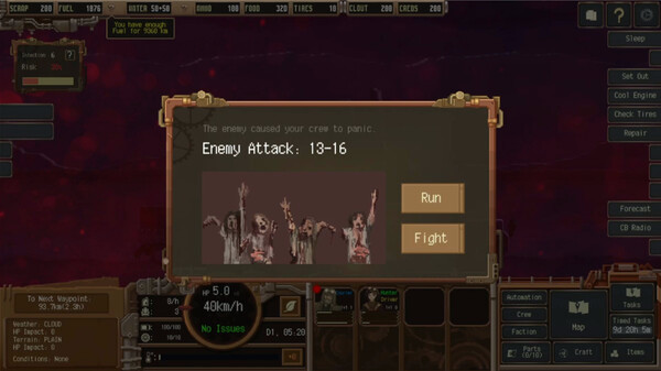 Игра Dustland Delivery, скриншот