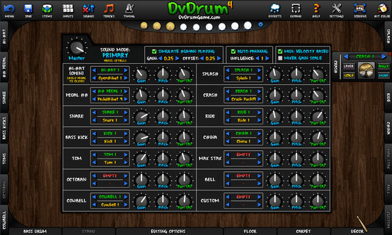 Игра DvDrum - Crash Sound Pack, скриншот