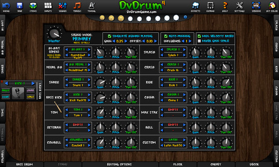 Игра DvDrum - Kick Sound Pack, скриншот