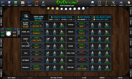Игра DvDrum - Snare Sound Pack, скриншот