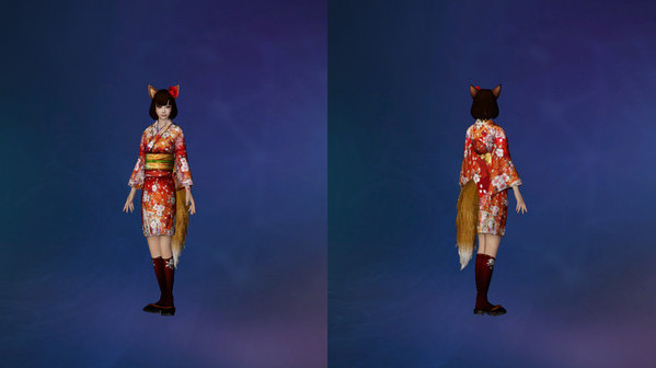 Игра DW8E: Edit Parts - Equipment Kimono, скриншот
