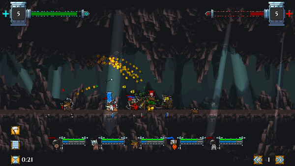 Игра Dwarves: Glory, Death and Loot, скриншот