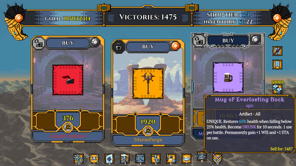 Игра Dwarves: Glory, Death and Loot, скриншот