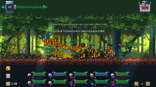 Игра Dwarves: Glory, Death and Loot, скриншот