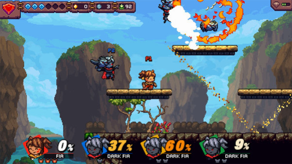Игра Eagle Island Twist, скриншот