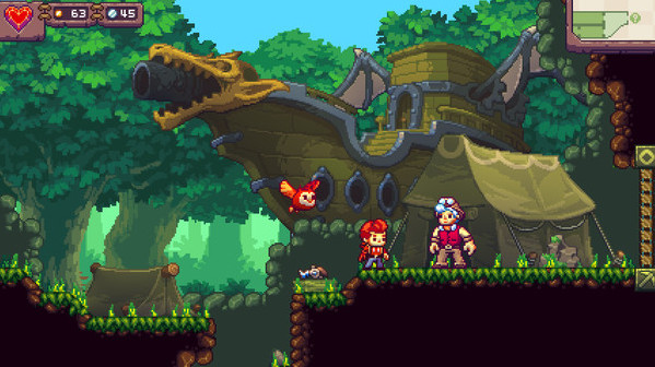 Игра Eagle Island Twist, скриншот