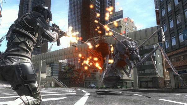 Игра EARTH DEFENSE FORCE 4.1 The Shadow of New Despair, скриншот