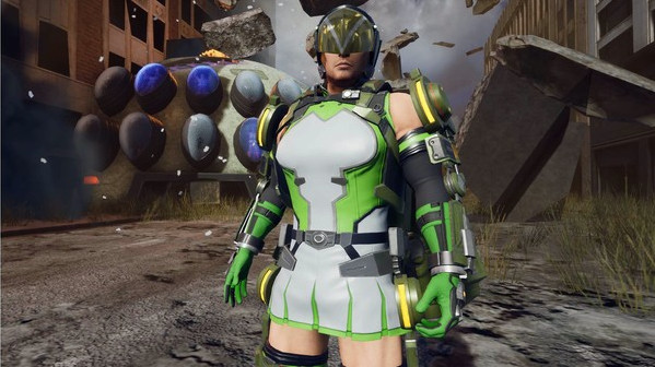 Игра EARTH DEFENSE FORCE: IRON RAIN - Creation parts: Pale Wing, скриншот