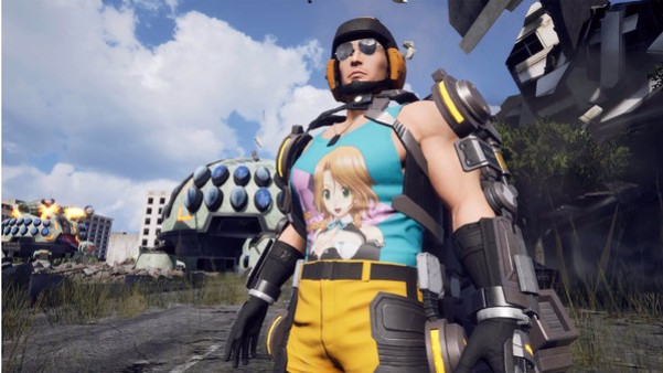 Игра EARTH DEFENSE FORCE: IRON RAIN - Creation parts: Tank Top 'Riho Futaba', скриншот