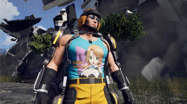 Игра EARTH DEFENSE FORCE: IRON RAIN - Creation parts: Tank Top 'Riho Futaba', скриншот