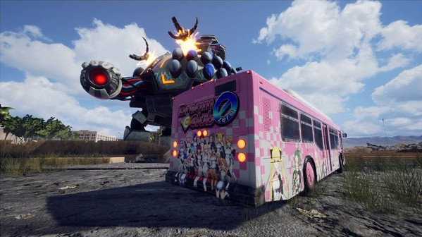 Игра EARTH DEFENSE FORCE: IRON RAIN - Item: Wrapping Bus, скриншот