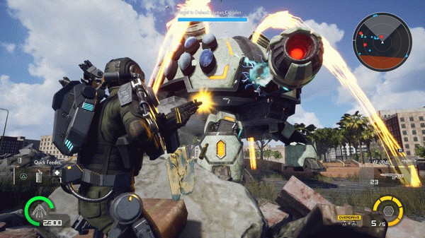 Игра EARTH DEFENSE FORCE: IRON RAIN, скриншот