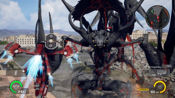 Игра EARTH DEFENSE FORCE: IRON RAIN, скриншот