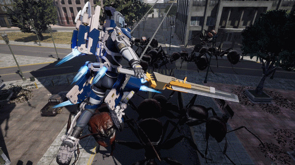 Игра EARTH DEFENSE FORCE: IRON RAIN, скриншот