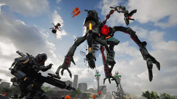 Игра EARTH DEFENSE FORCE: IRON RAIN, скриншот