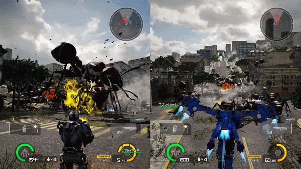 Игра EARTH DEFENSE FORCE: IRON RAIN, скриншот
