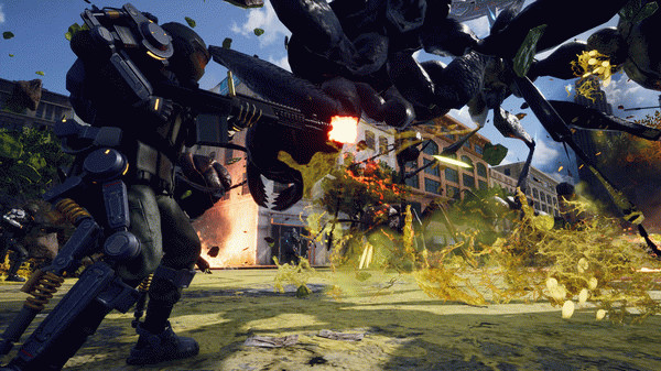 Игра EARTH DEFENSE FORCE: IRON RAIN, скриншот