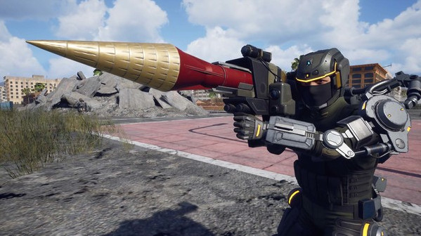 Игра EARTH DEFENSE FORCE: IRON RAIN - Weapon: FX-Trailblazer, скриншот