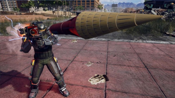 Игра EARTH DEFENSE FORCE: IRON RAIN - Weapon: FX-Trailblazer, скриншот