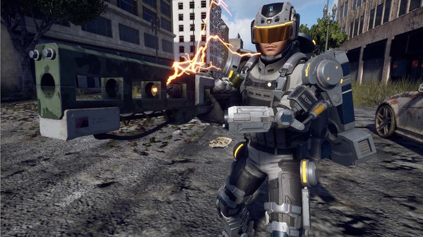 Игра EARTH DEFENSE FORCE: IRON RAIN - Weapon: GK-Predator, скриншот
