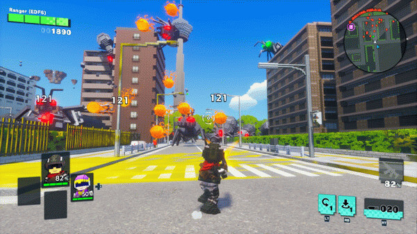 Игра EARTH DEFENSE FORCE: WORLD BROTHERS 2, скриншот