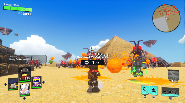 Игра EARTH DEFENSE FORCE: WORLD BROTHERS 2, скриншот