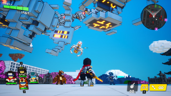 Игра EARTH DEFENSE FORCE: WORLD BROTHERS, скриншот