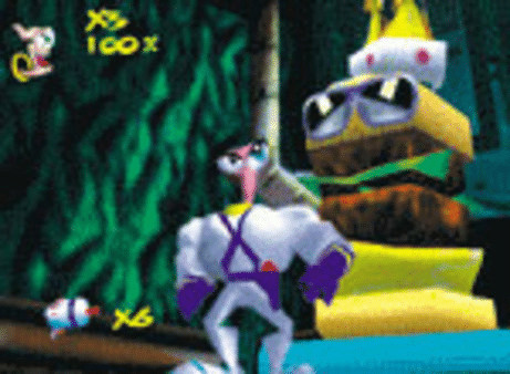 Игра Earthworm Jim 3D, скриншот