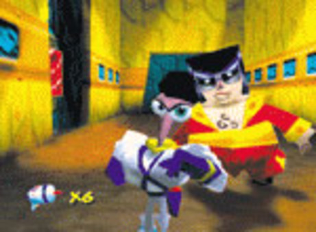 Игра Earthworm Jim 3D, скриншот