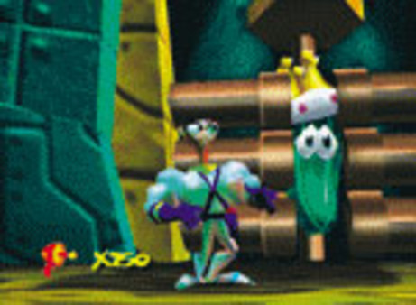 Игра Earthworm Jim 3D, скриншот