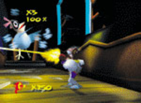 Игра Earthworm Jim 3D, скриншот