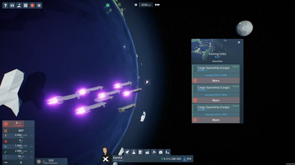 Игра EarthX, скриншот