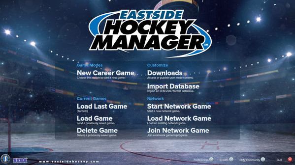 Игра Eastside Hockey Manager, скриншот