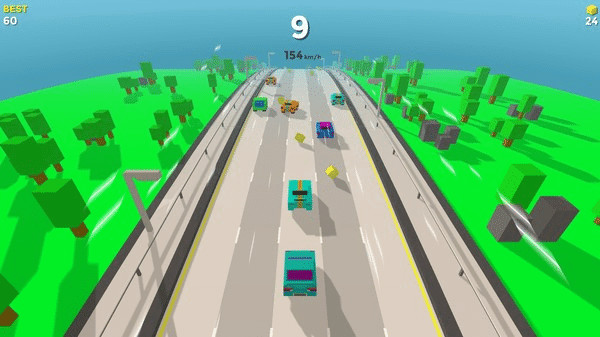 Игра Easy Racing, скриншот
