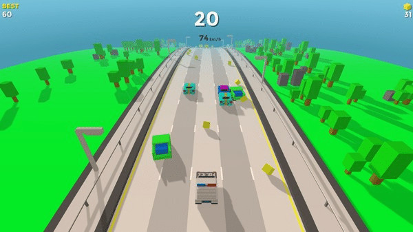 Игра Easy Racing, скриншот
