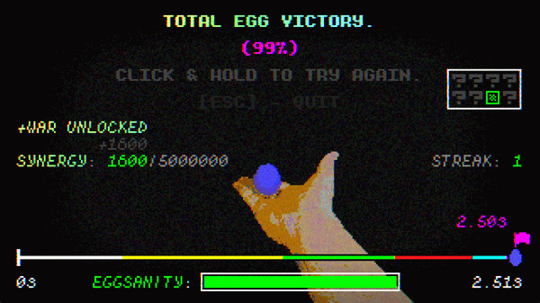 Игра Egg Squeeze, скриншот
