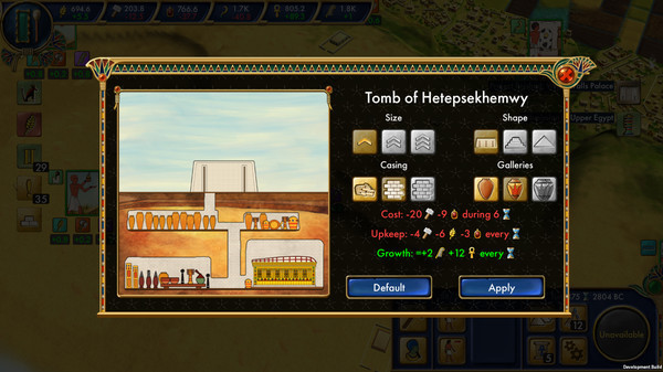Игра Egypt: Old Kingdom, скриншот