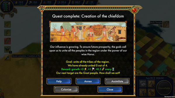 Игра Egypt: Old Kingdom, скриншот